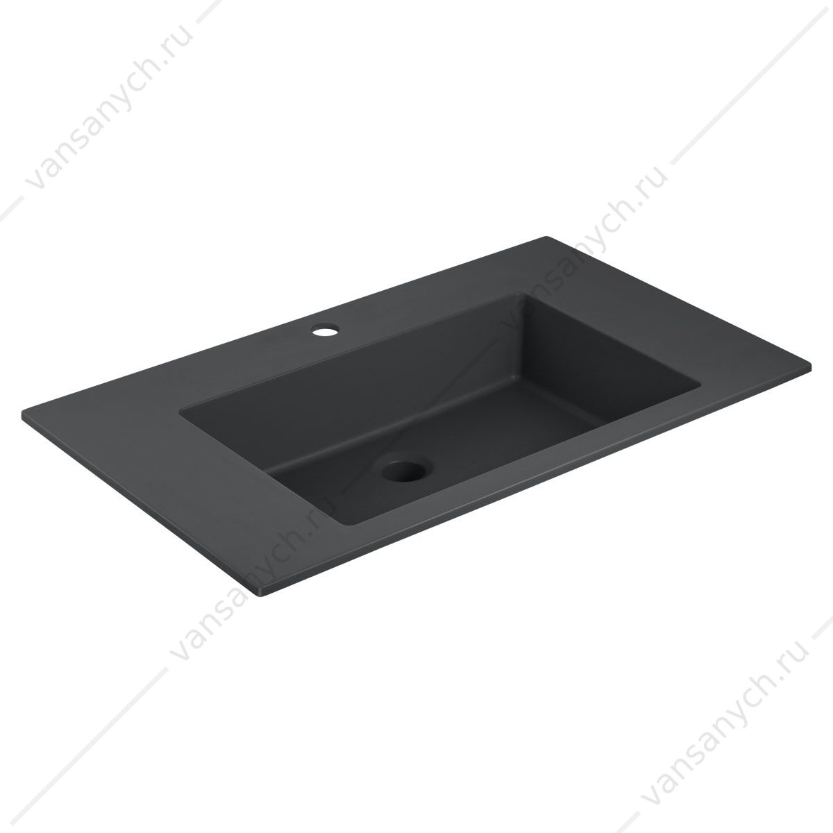 Раковина VCB-13800B из кварца, черный, VCB-13800B Vincea (Италия) купить в Тюмени (Ван Саныч™)