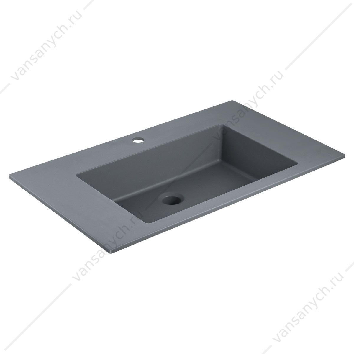 Раковина VCB-13800G из кварца, серый, VCB-13800G Vincea (Италия) купить в Тюмени (Ван Саныч™)