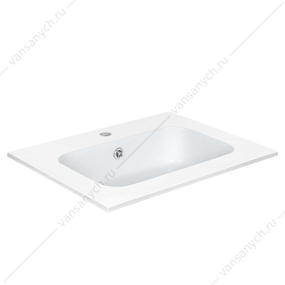 Раковина VCB-2N600W из искуственного камня, белый, VCB-2N600W Vincea (Италия) купить в Тюмени (Ван Саныч™)
