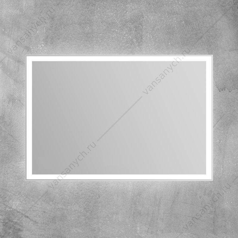 Зеркало BELBAGNO 120х80 с подсветкой и кноп. выключателем , SPC-GRT-1200-800-LED-BTN Belbagno (Италия) купить в Тюмени (Ван Саныч™)