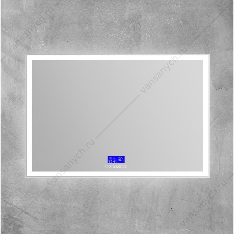 Зеркало BELBAGNO 120х80 с подсветкой и сенсор. выключ, bluetooth, цифр. термометр, радио , SPC-GRT-1200-800-LED-TCH-RAD Belbagno (Италия) купить в Тюмени (Ван Саныч™)