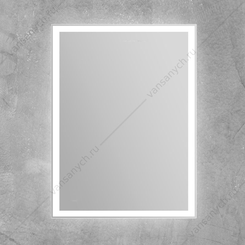 Зеркало BELBAGNO 60х80 с подсветкой и кноп. выключателем , SPC-GRT-600-800-LED-BTN Belbagno (Италия) купить в Тюмени (Ван Саныч™)