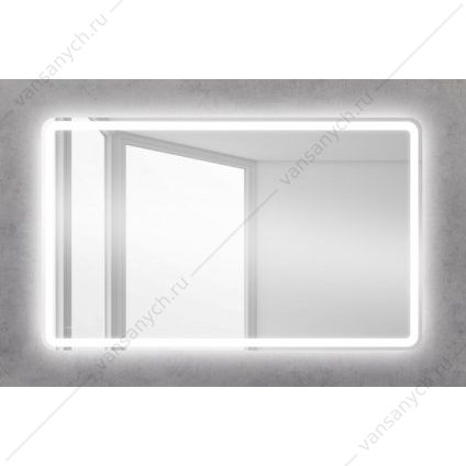 Зеркало BELBAGNO 100х60 с подсветкой и кноп. выключателем, SPC-MAR-1000-600-LED-BTN Belbagno (Италия) купить в Тюмени (Ван Саныч™)