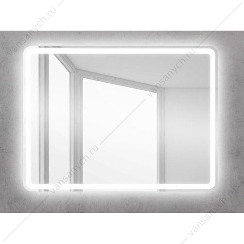 Зеркало BELBAGNO 50х60 с подсветкой и кноп. выключателем, SPC-MAR-500-600-LED-BTN Belbagno (Италия) купить в Тюмени (Ван Саныч™)