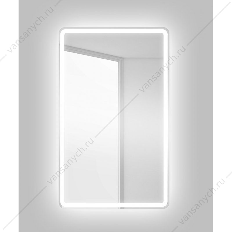 Зеркало BELBAGNO 50х80 с подсветкой и кноп. выключателем, SPC-MAR-500-800-LED-BTN Belbagno (Италия) купить в Тюмени (Ван Саныч™)