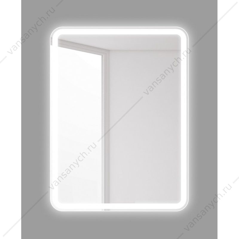 Зеркало BELBAGNO 60х80 с подсветкой и кноп. выключателем, SPC-MAR-600-800-LED-BTN Belbagno (Италия) купить в Тюмени (Ван Саныч™)