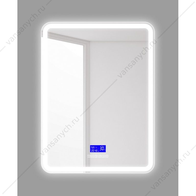 Зеркало BELBAGNO 60х80 с подсветкой, сенсор. выключ, bluetooth, термометр, радио D, SPC-MAR-600-800-LED-TCH-RAD Belbagno (Италия) купить в Тюмени (Ван Саныч™)
