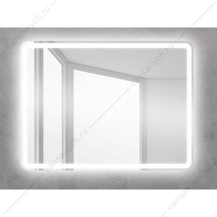 Зеркало BELBAGNO 90х60 с подсветкой и кноп. выключателем, SPC-MAR-900-600-LED-BTN Belbagno (Италия) купить в Тюмени (Ван Саныч™)