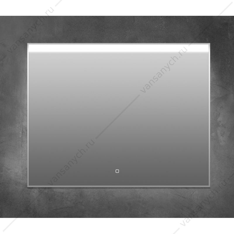Зеркало BELBAGNO 100х80 в алюмин раме с подсветкой, с сенсор. выключ., SPC-UNO-1000-800-TCH Belbagno (Италия) купить в Тюмени (Ван Саныч™)