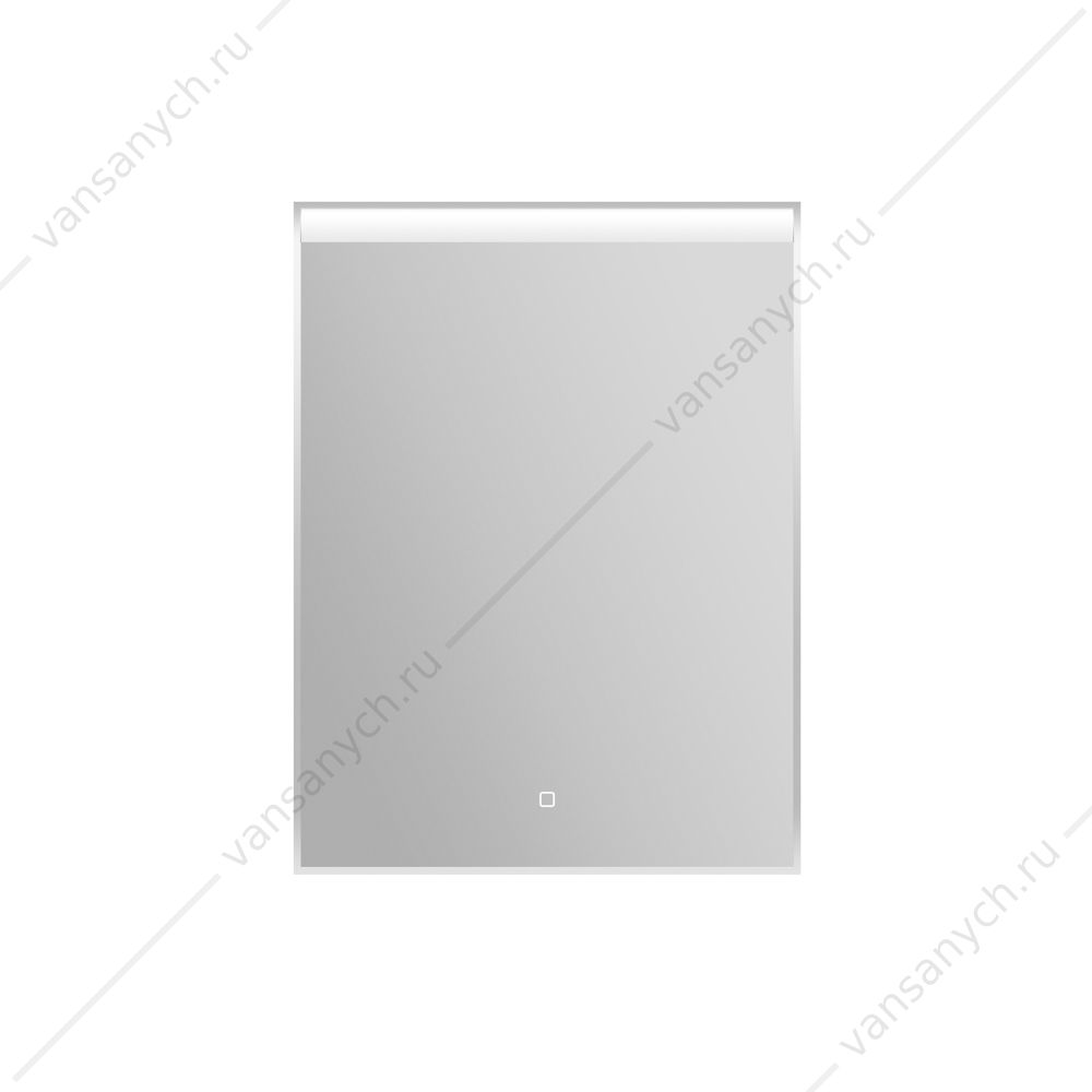 Зеркало BELBAGNO 50х80 в алюмин раме с подсветкой, с сенсор. выключ., SPC-UNO-500-800-TCH Belbagno (Италия) купить в Тюмени (Ван Саныч™)