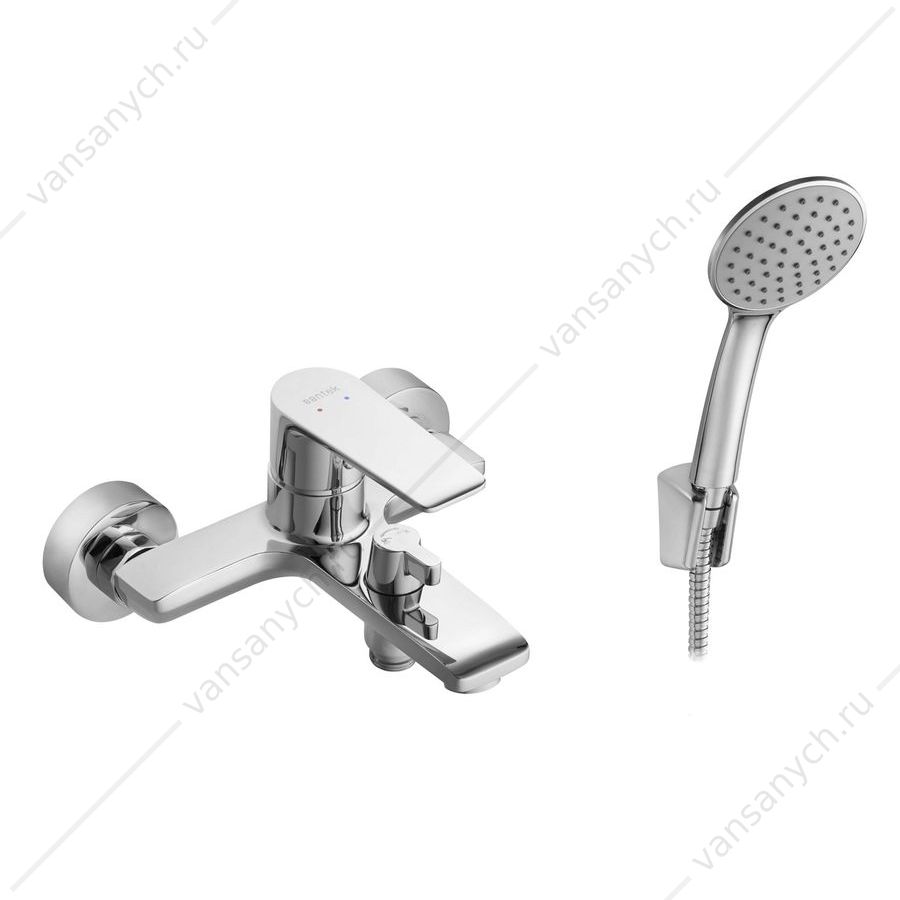 00-00014769 Смеситель для ванны SANTEK Арма, с лейкой, шлангом, держат., хром, WH5A10007C001 Santek (Россия) купить в Тюмени (Ван Саныч™)