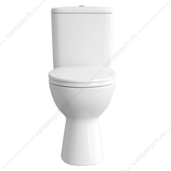 Унитаз компакт безободковый Vitra Norm Himmel, с сиденьем микролифт, 864B099-7207 Vitra (Турция) купить в Тюмени (Ван Саныч™)