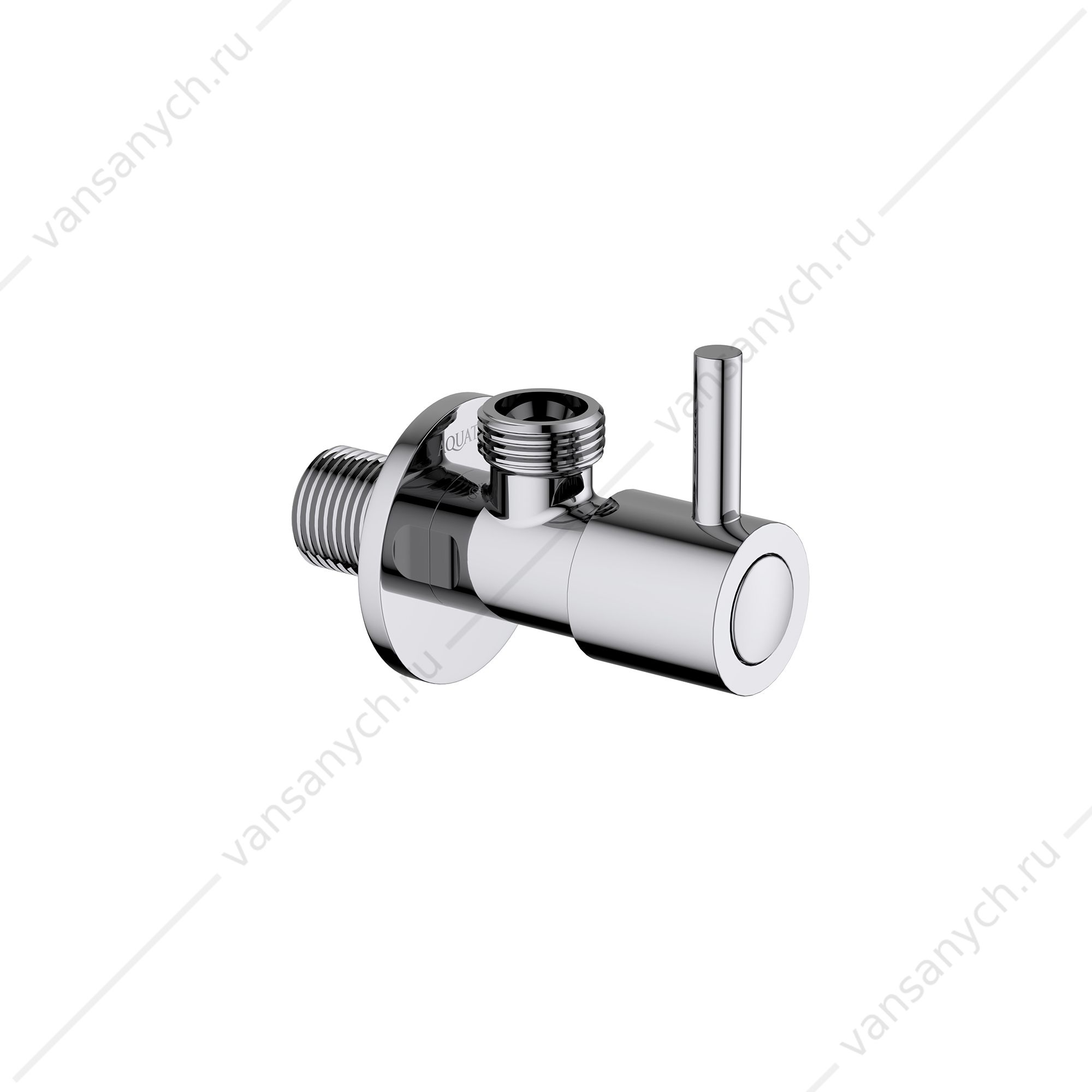 Угловой переходник AQUATEK, хром AQ2451CR Aquatek (Россия) купить в Тюмени (Ван Саныч™)