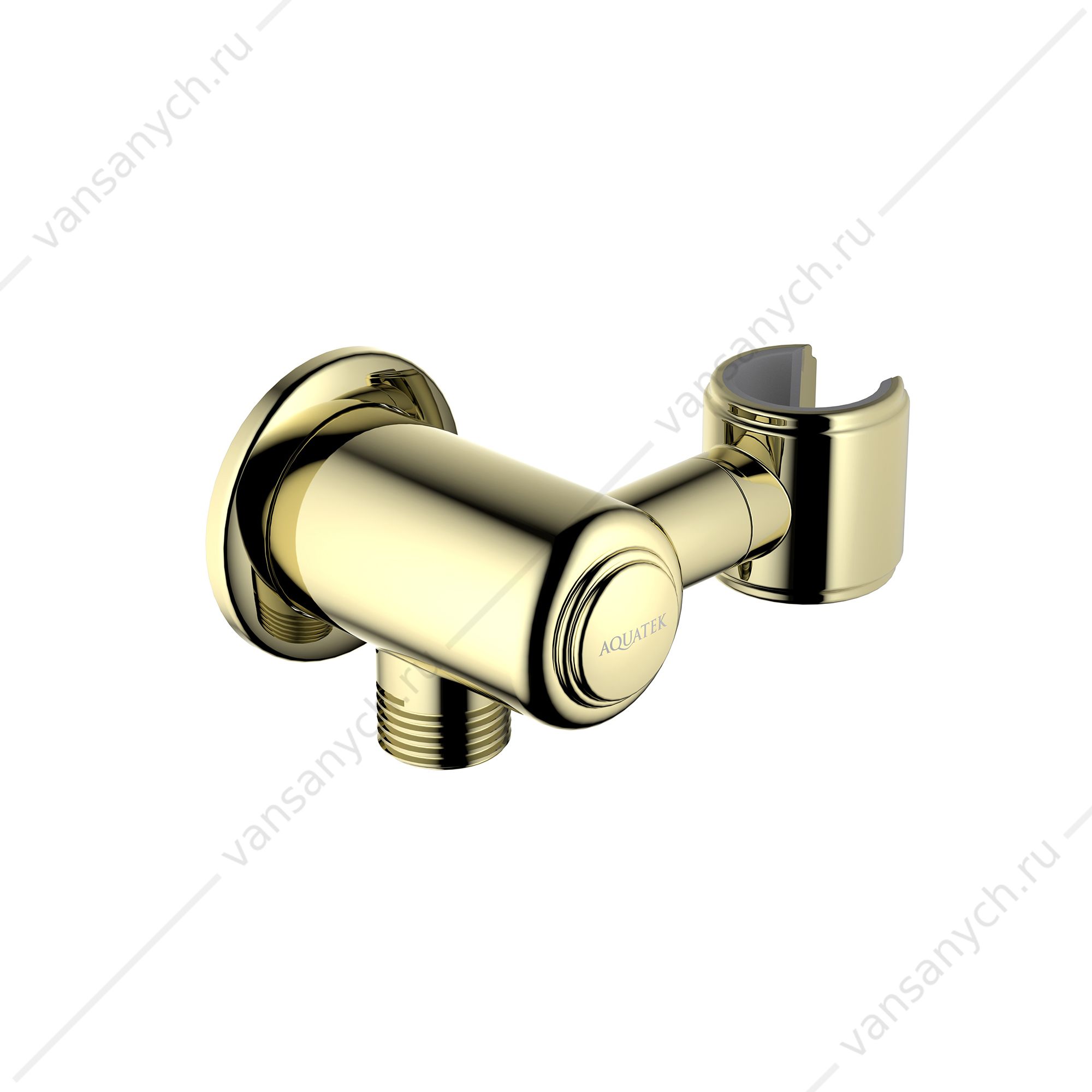 Шланговое подсоединение AQUATEK, полир. золото AQ2462PG Классик Aquatek (Россия) купить в Тюмени (Ван Саныч™)