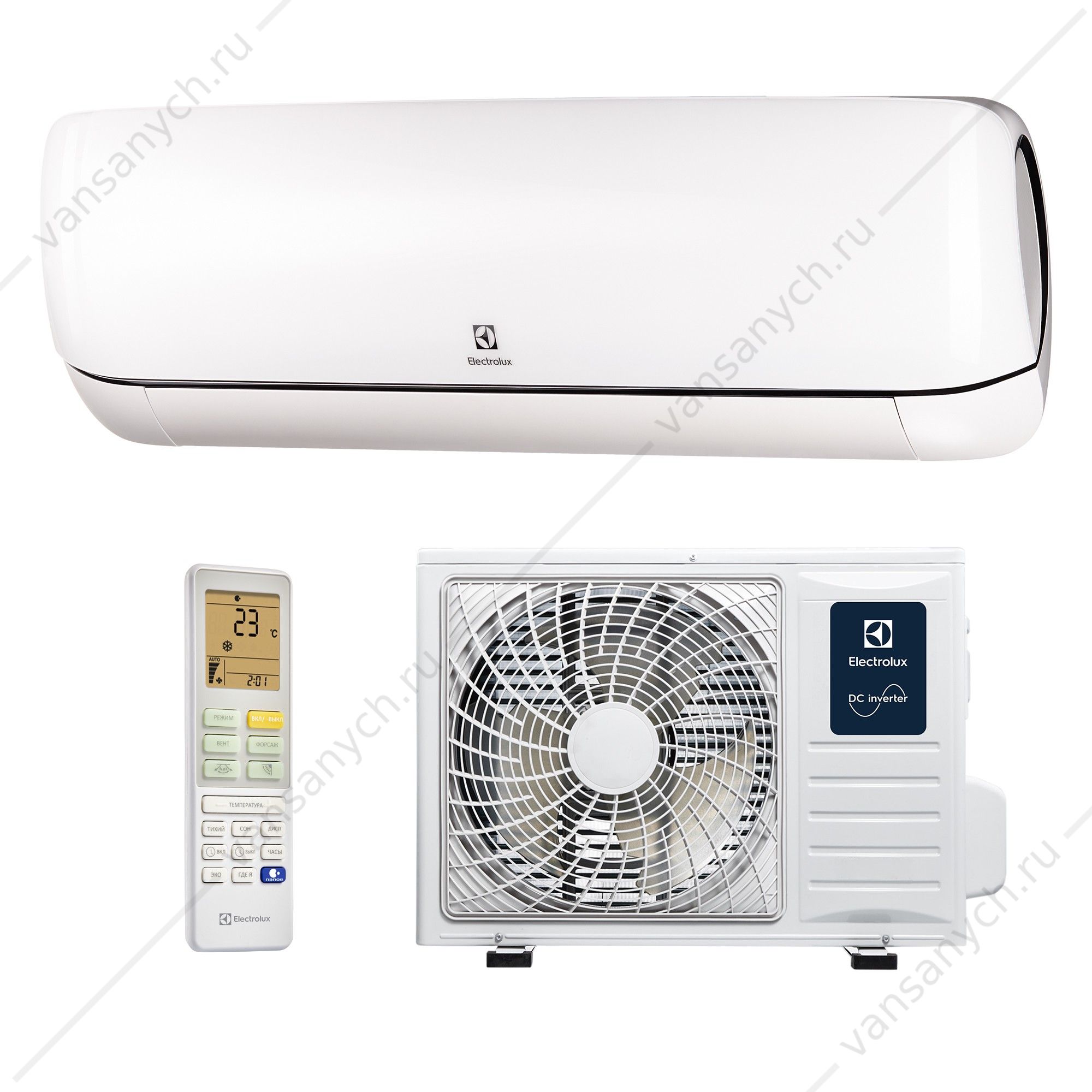 Сплит-система инверторного типа Electrolux Evolution Super DC Inverter EACS/I-11HEV/N3 комплект Electrolux (Швеция) купить в Тюмени (Ван Саныч™)