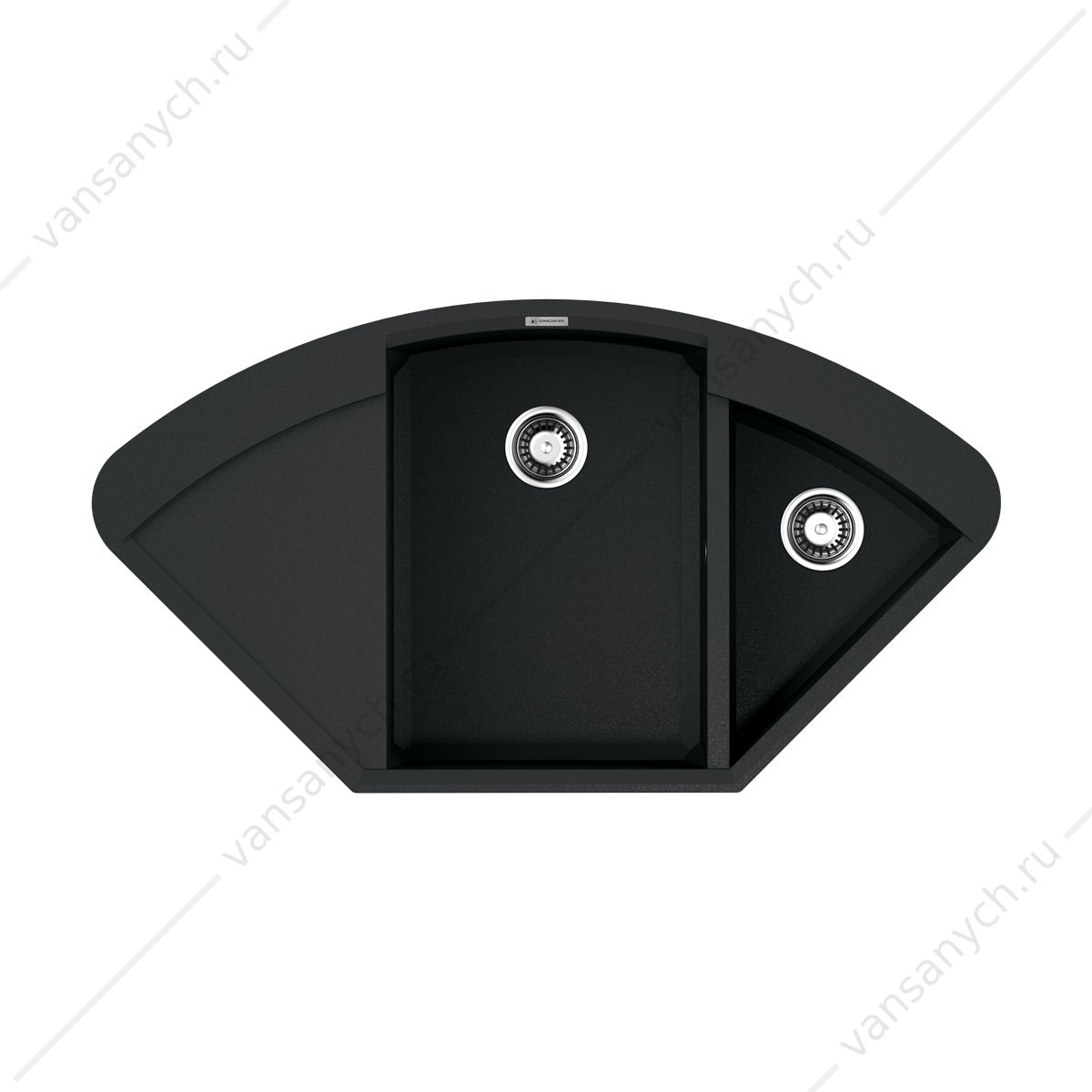 Мойка Omoikiri Sakaime 105C-BL Tetogranit/черный Omoikiri (Япония) купить в Тюмени (Ван Саныч™)