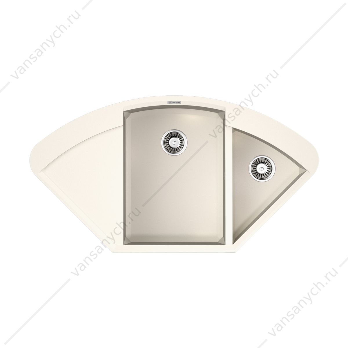 Мойка Omoikiri Sakaime 105C-WH Tetogranit/белый Omoikiri (Япония) купить в Тюмени (Ван Саныч™)