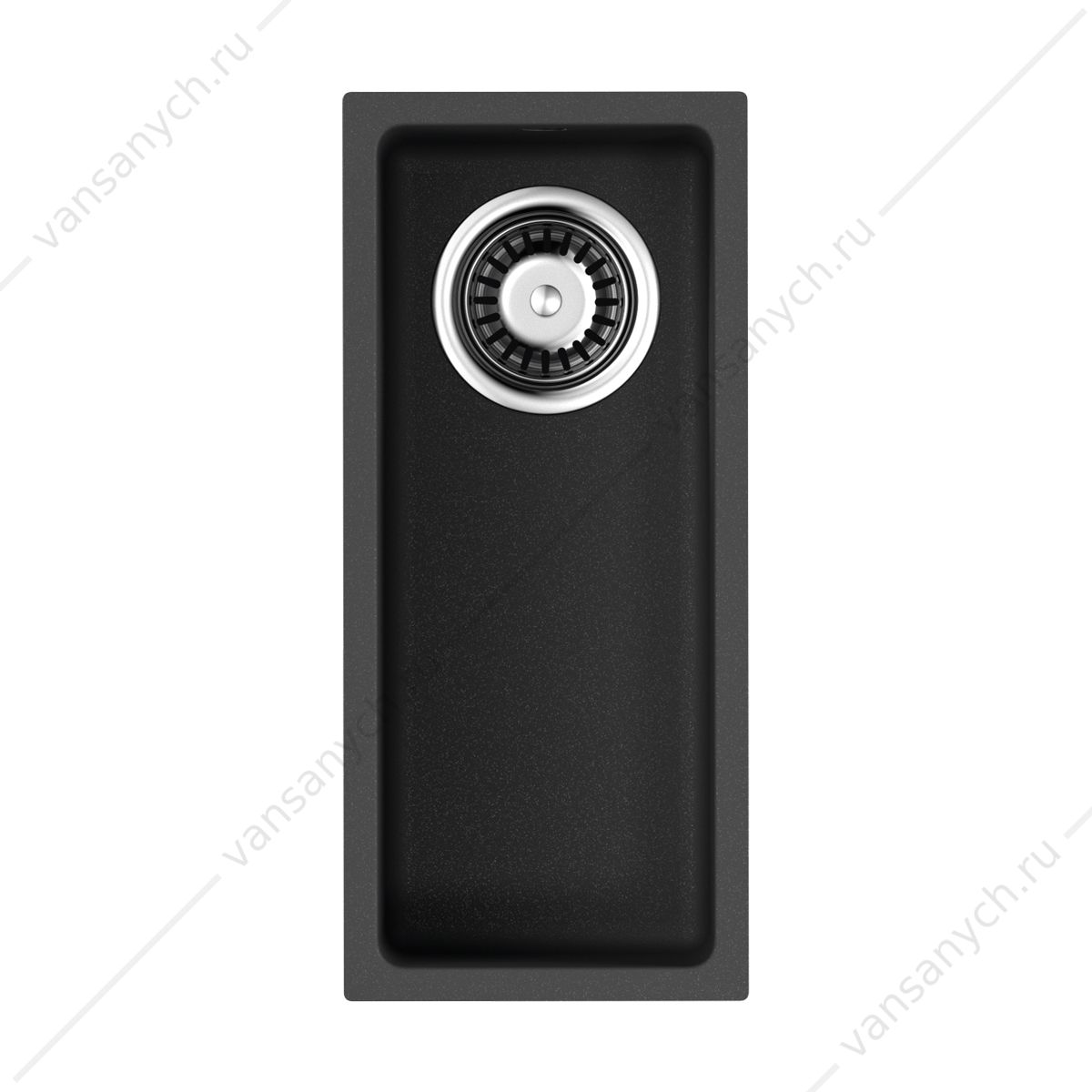 Мойка Omoikiri Bosen 20-U-BL Tetogranit/черный Omoikiri (Япония) купить в Тюмени (Ван Саныч™)
