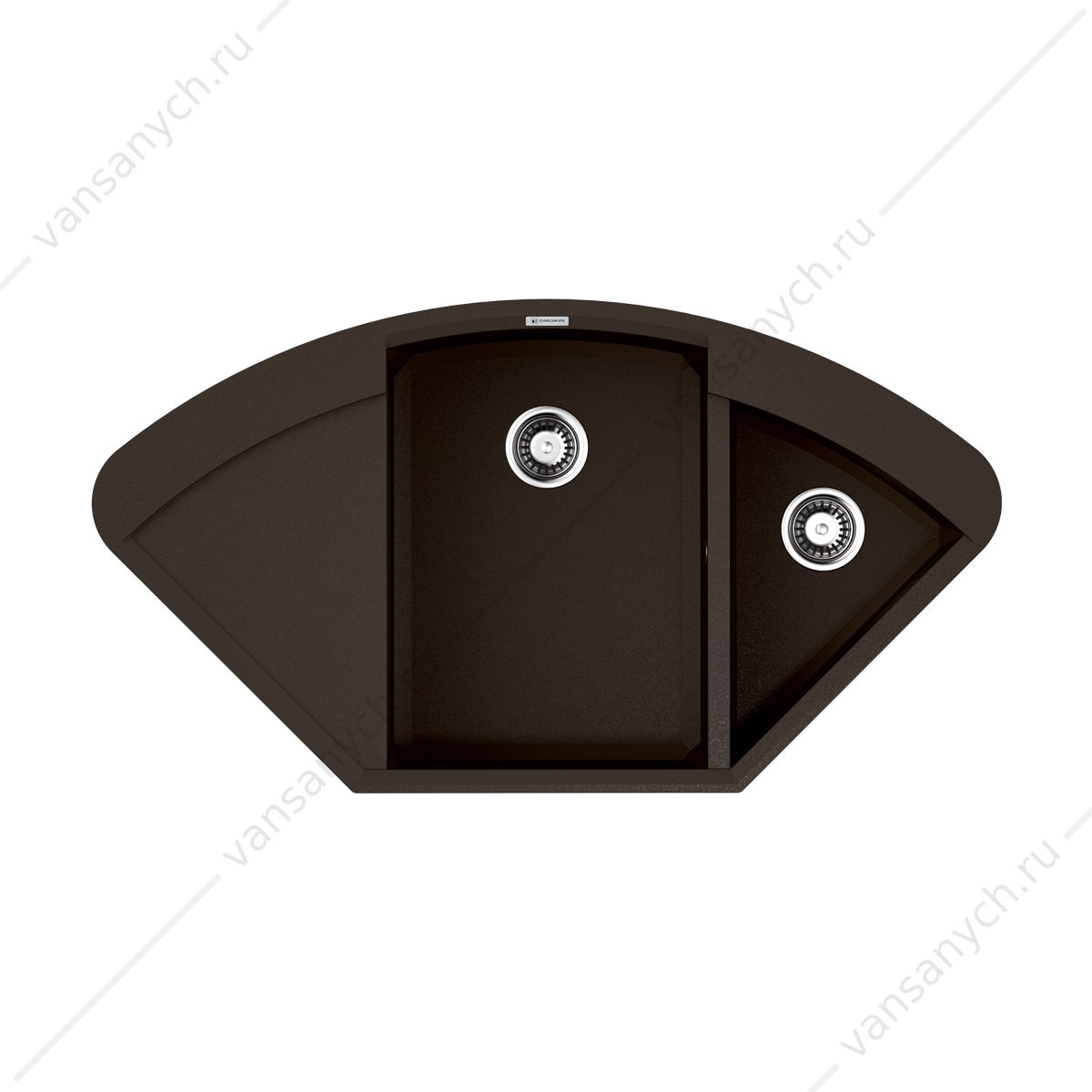 Мойка Omoikiri Sakaime 105C-DC Tetogranit/темный шоколад Omoikiri (Япония) купить в Тюмени (Ван Саныч™)