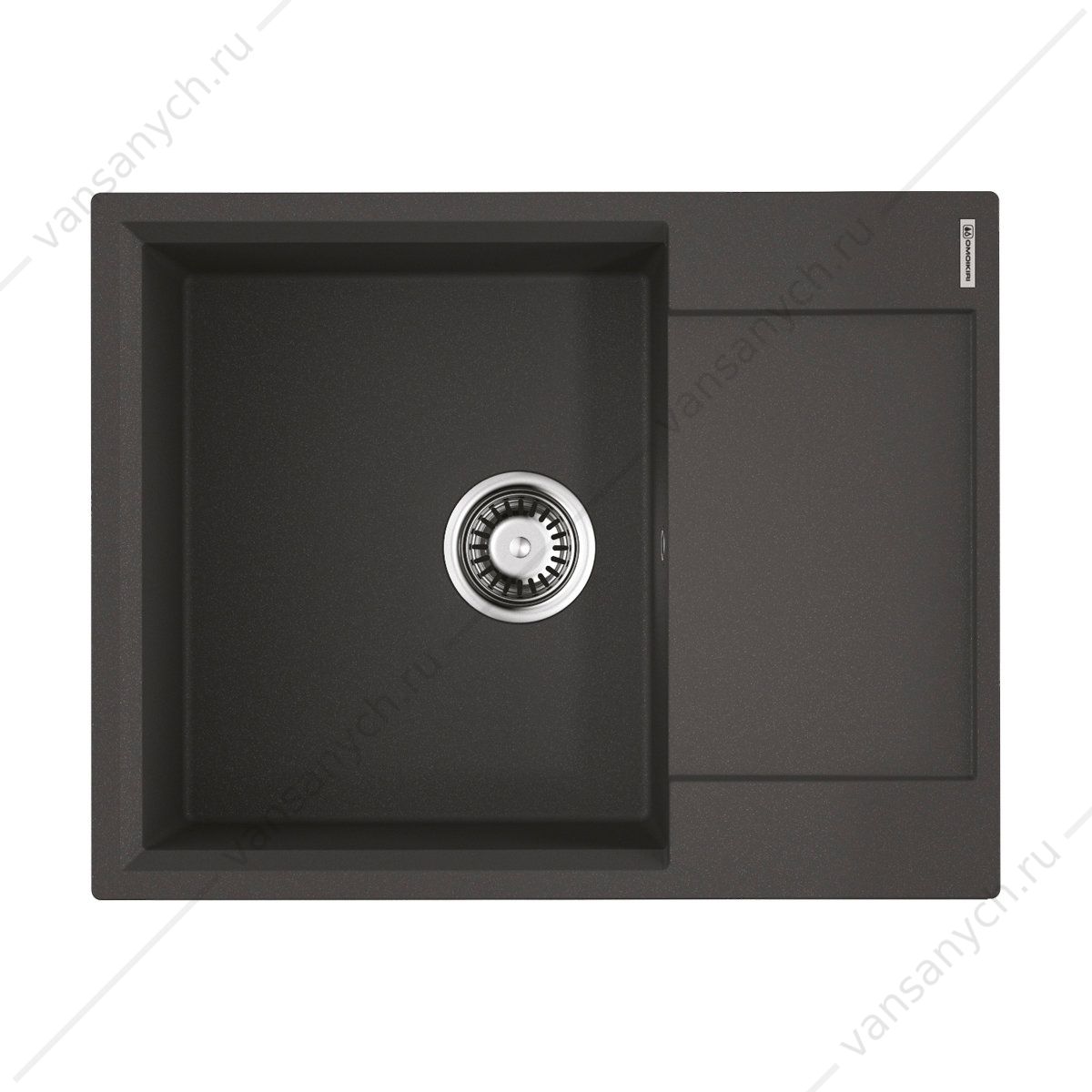 Мойка Omoikiri Daisen 65T-BL Tetogranit/черный Omoikiri (Япония) купить в Тюмени (Ван Саныч™)