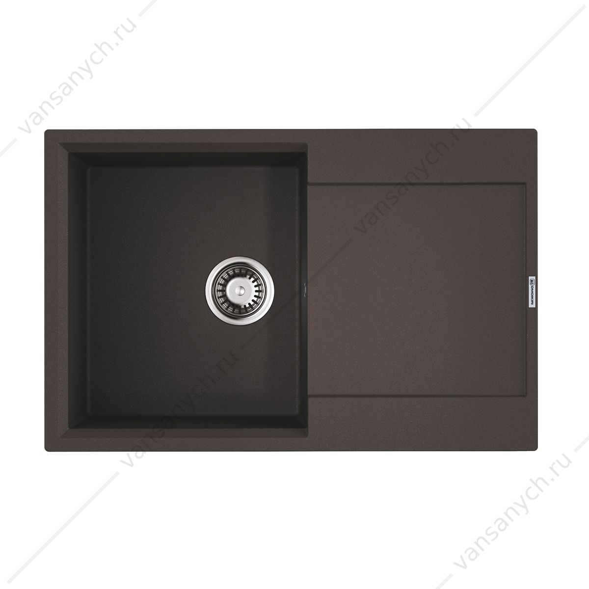Мойка Omoikiri Daisen 78T-DC Tetogranit/темный шоколад Omoikiri (Япония) купить в Тюмени (Ван Саныч™)