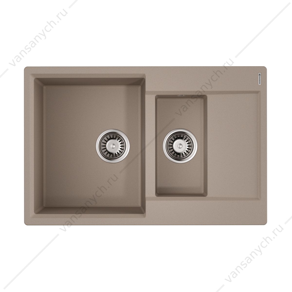 Мойка Omoikiri Daisen 78-2T-SA Tetogranit/бежевый Omoikiri (Япония) купить в Тюмени (Ван Саныч™)