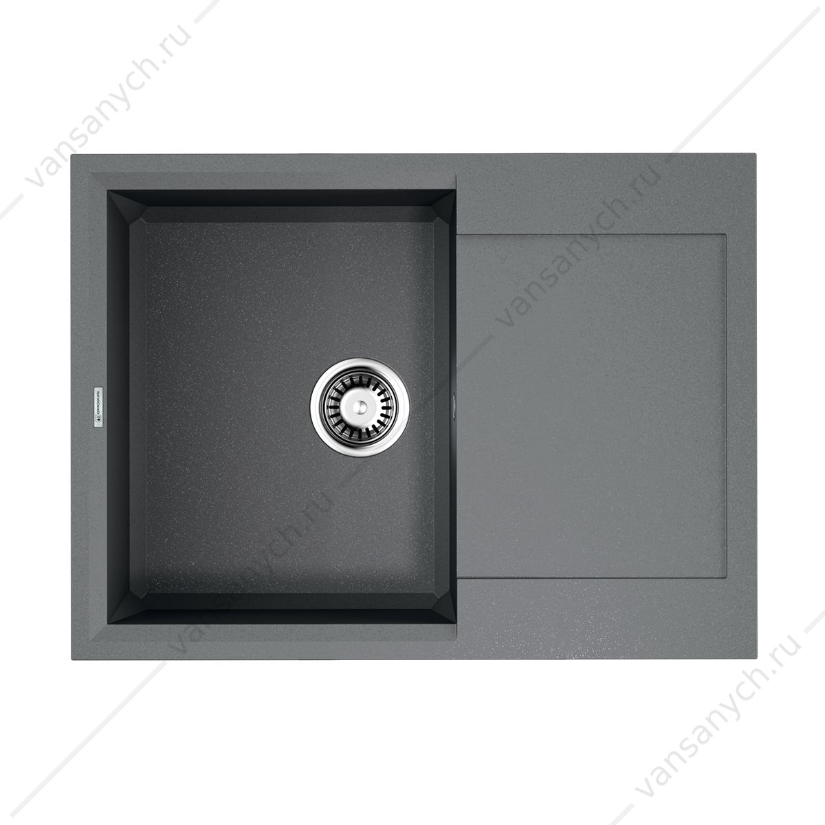 Мойка Omoikiri Sakaime 68-GR Tetogranit/leningrad grey Omoikiri (Япония) купить в Тюмени (Ван Саныч™)