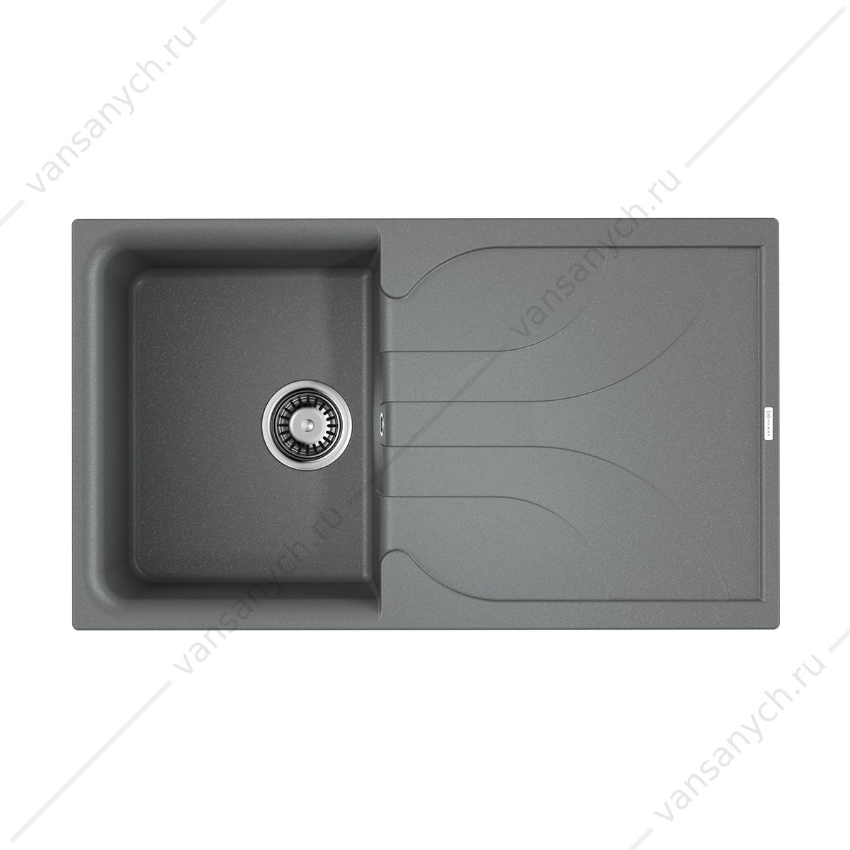 Мойка Omoikiri Yasugata 86-GR Tetogranit/leningrad grey Omoikiri (Япония) купить в Тюмени (Ван Саныч™)