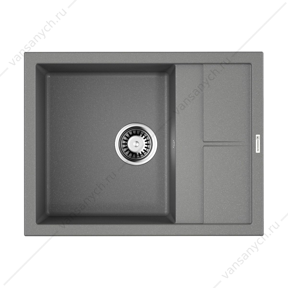 Мойка Omoikiri Sumi 65-GR Tetogranit/leningrad grey Omoikiri (Япония) купить в Тюмени (Ван Саныч™)
