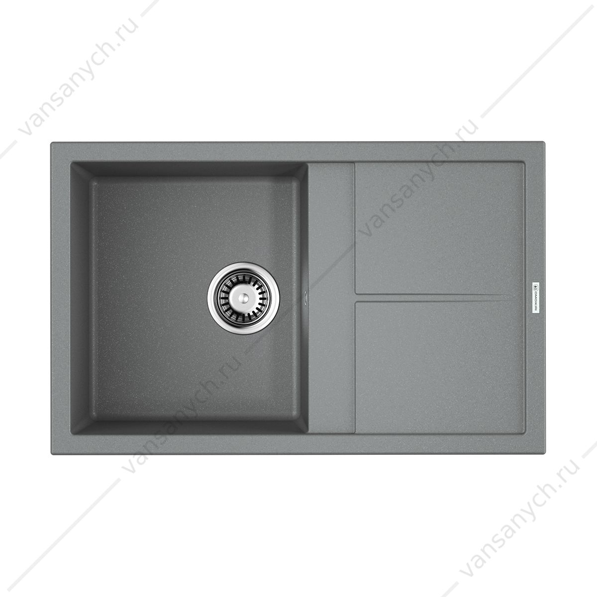 Мойка Omoikiri Sumi 79-GR Tetogranit/leningrad grey Omoikiri (Япония) купить в Тюмени (Ван Саныч™)