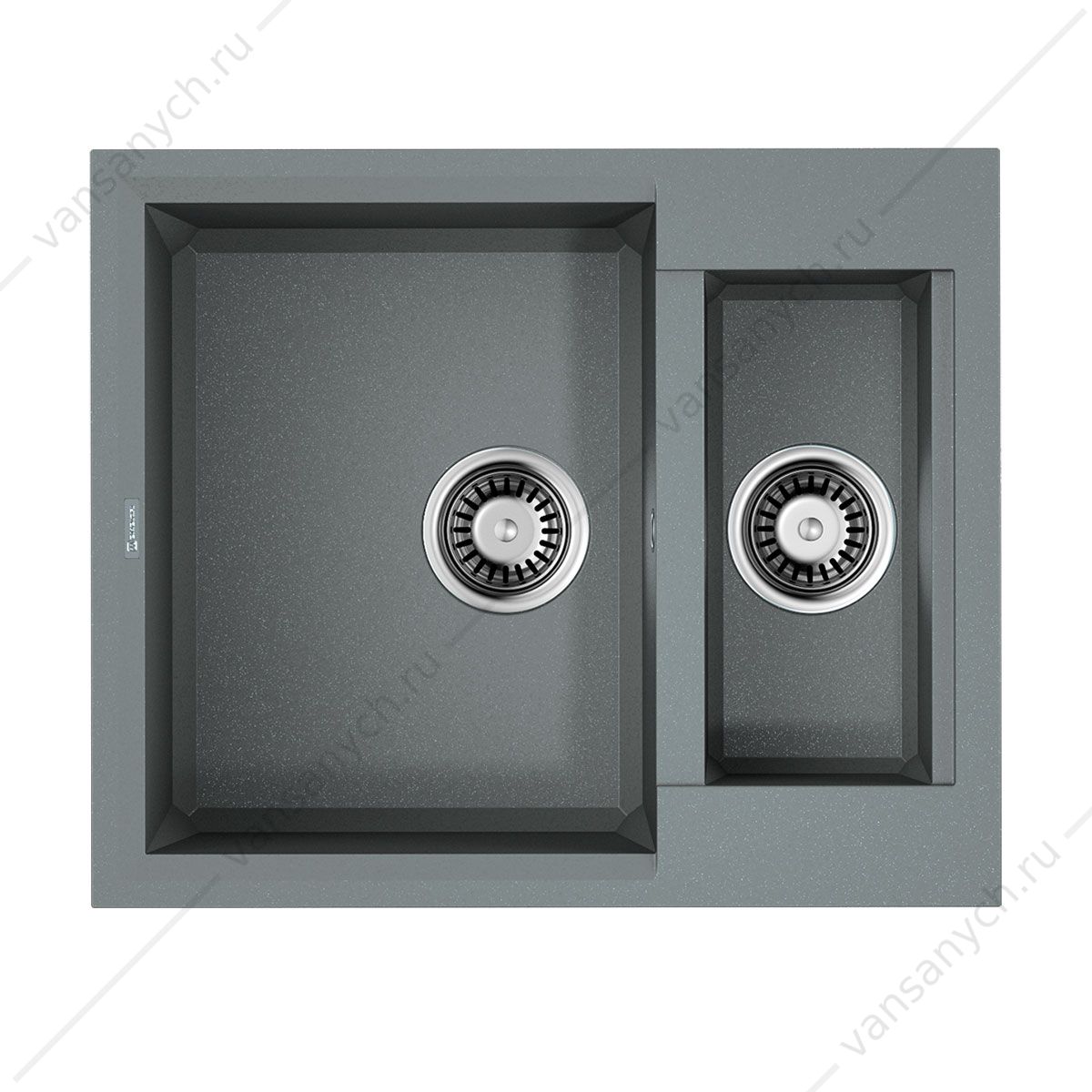 Мойка Omoikiri Sakaime 60-2-GR Tetogranit/leningrad grey Omoikiri (Япония) купить в Тюмени (Ван Саныч™)