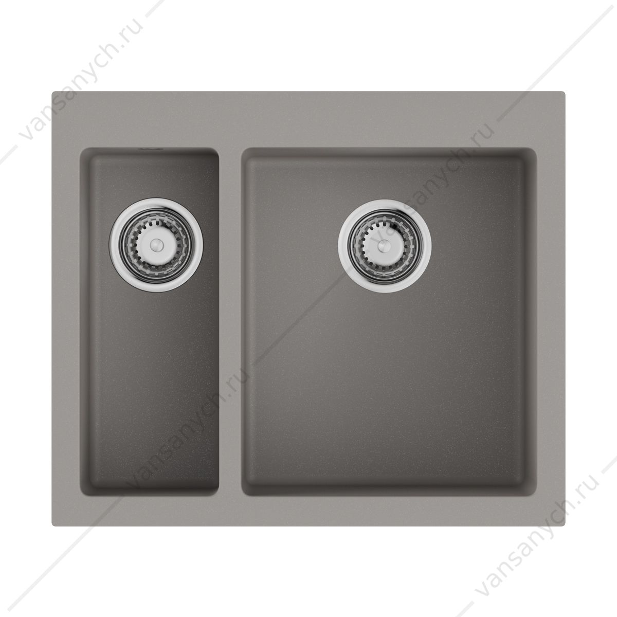 Мойка Omoikiri Bosen 59-2-GR Tetogranit/leningrad grey Omoikiri (Япония) купить в Тюмени (Ван Саныч™)