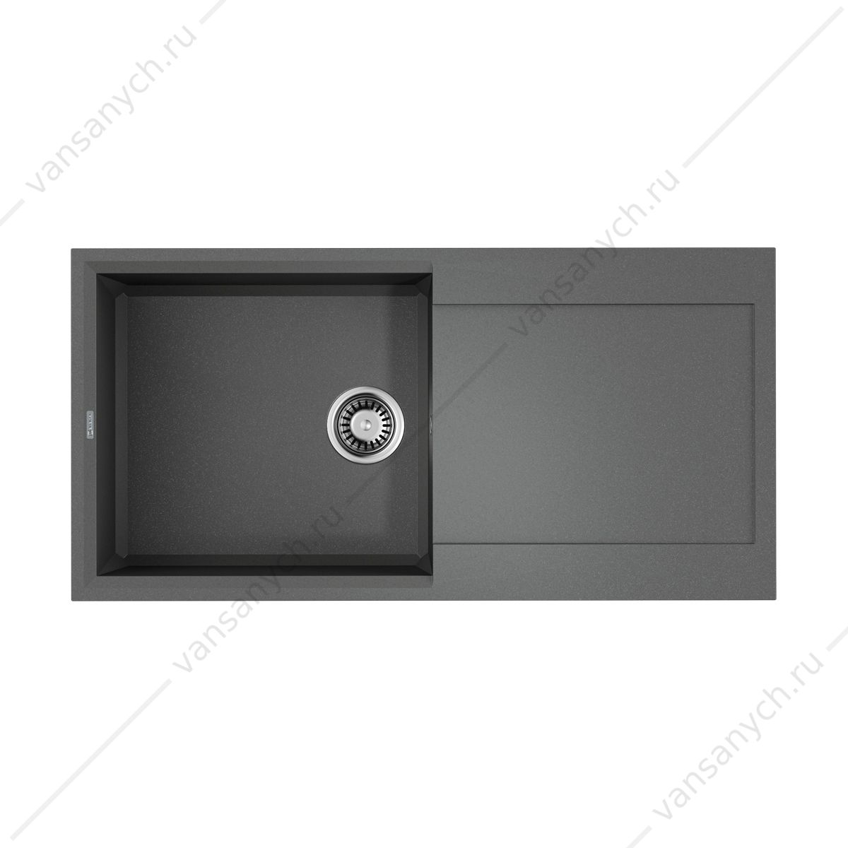 Мойка Omoikiri Sakaime 100-GR Tetogranit/leningrad grey Omoikiri (Япония) купить в Тюмени (Ван Саныч™)