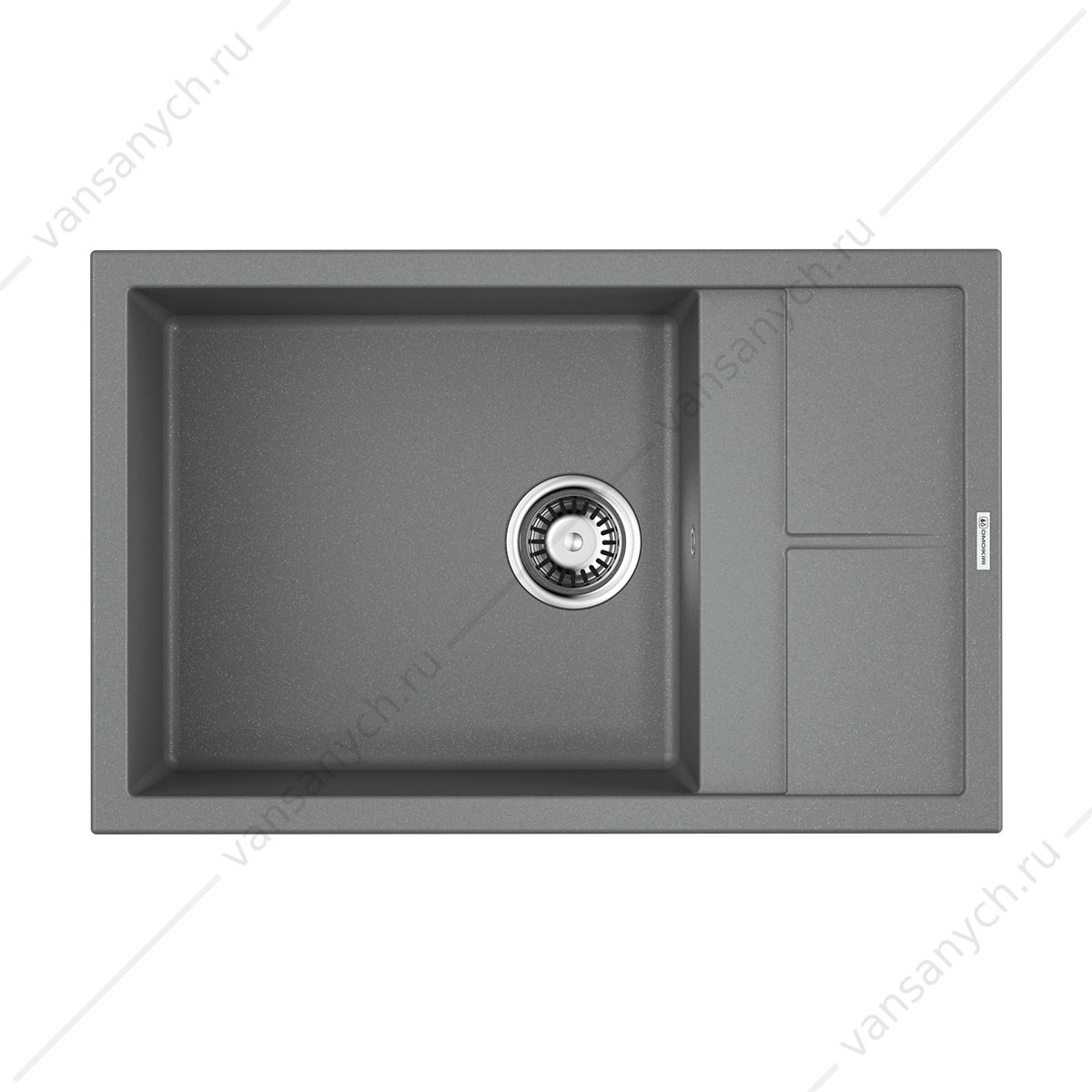 Мойка Omoikiri Sumi 78-LB-GR Tetogranit/leningrad grey Omoikiri (Япония) купить в Тюмени (Ван Саныч™)