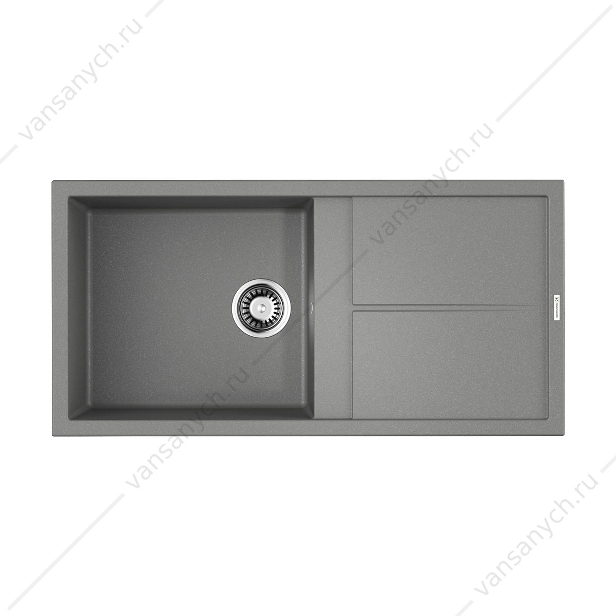 Мойка Omoikiri Sumi 100-GR Tetogranit/leningrad grey Omoikiri (Япония) купить в Тюмени (Ван Саныч™)