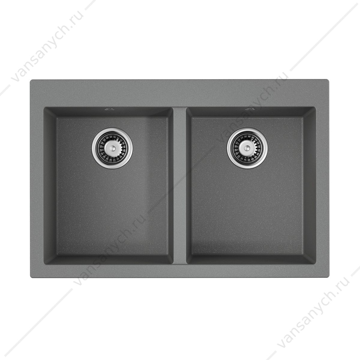 Мойка Omoikiri Bosen 80-2-GR Tetogranit/leningrad grey Omoikiri (Япония) купить в Тюмени (Ван Саныч™)