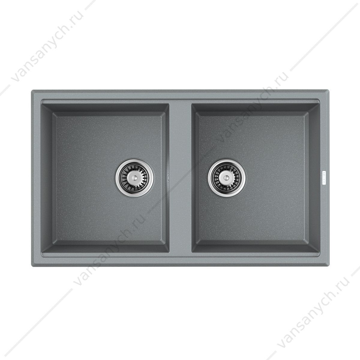 Мойка Omoikiri Tedori 86-2-GR Tetogranit/leningrad grey Omoikiri (Япония) купить в Тюмени (Ван Саныч™)