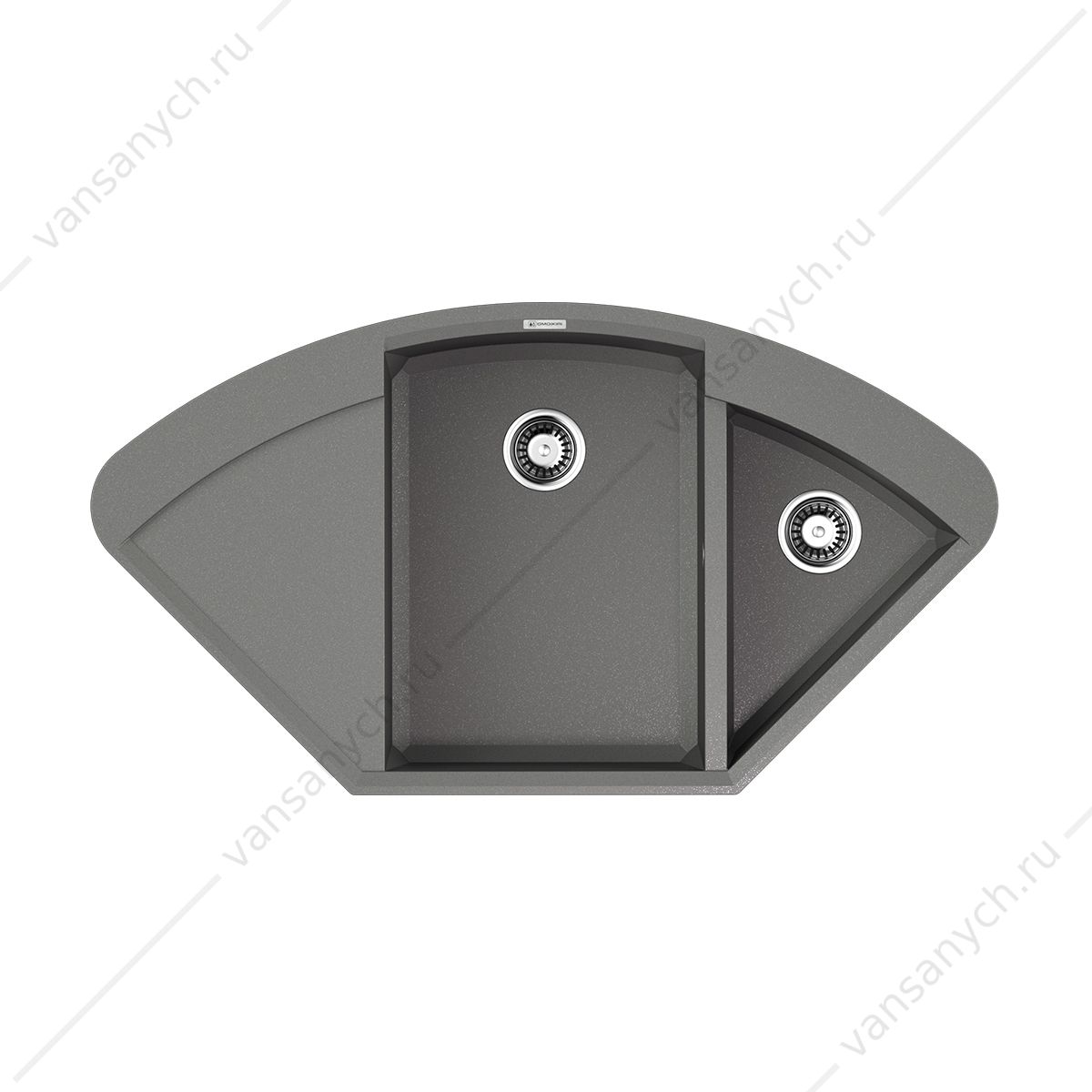 Мойка Omoikiri Sakaime 105C-GR Tetogranit/leningrad grey Omoikiri (Япония) купить в Тюмени (Ван Саныч™)