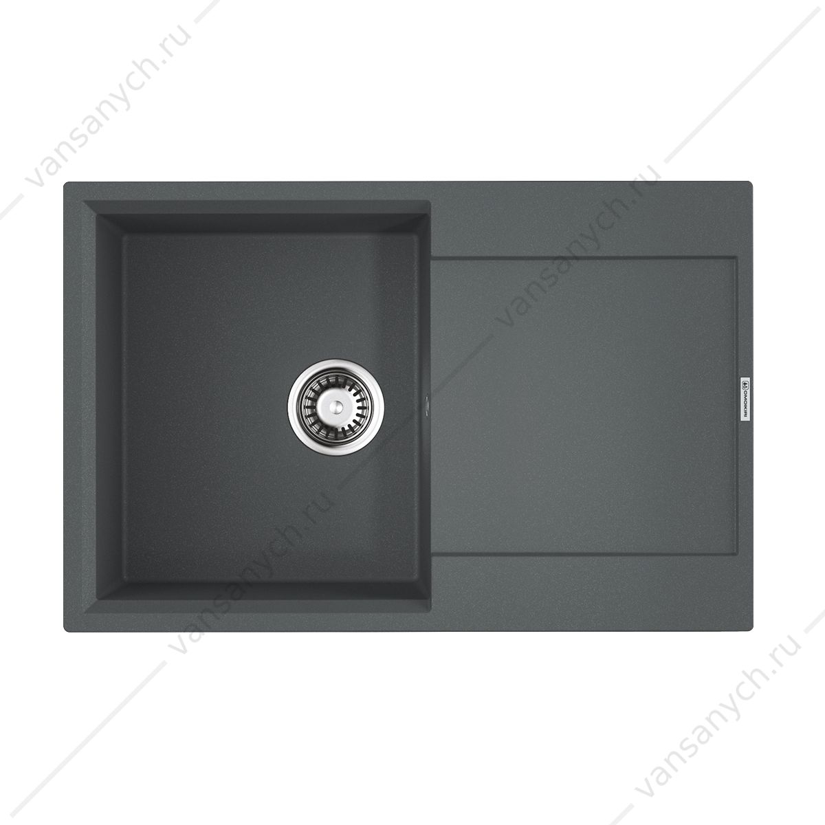 Мойка Omoikiri Daisen 78T-GR Tetogranit/leningrad grey Omoikiri (Япония) купить в Тюмени (Ван Саныч™)