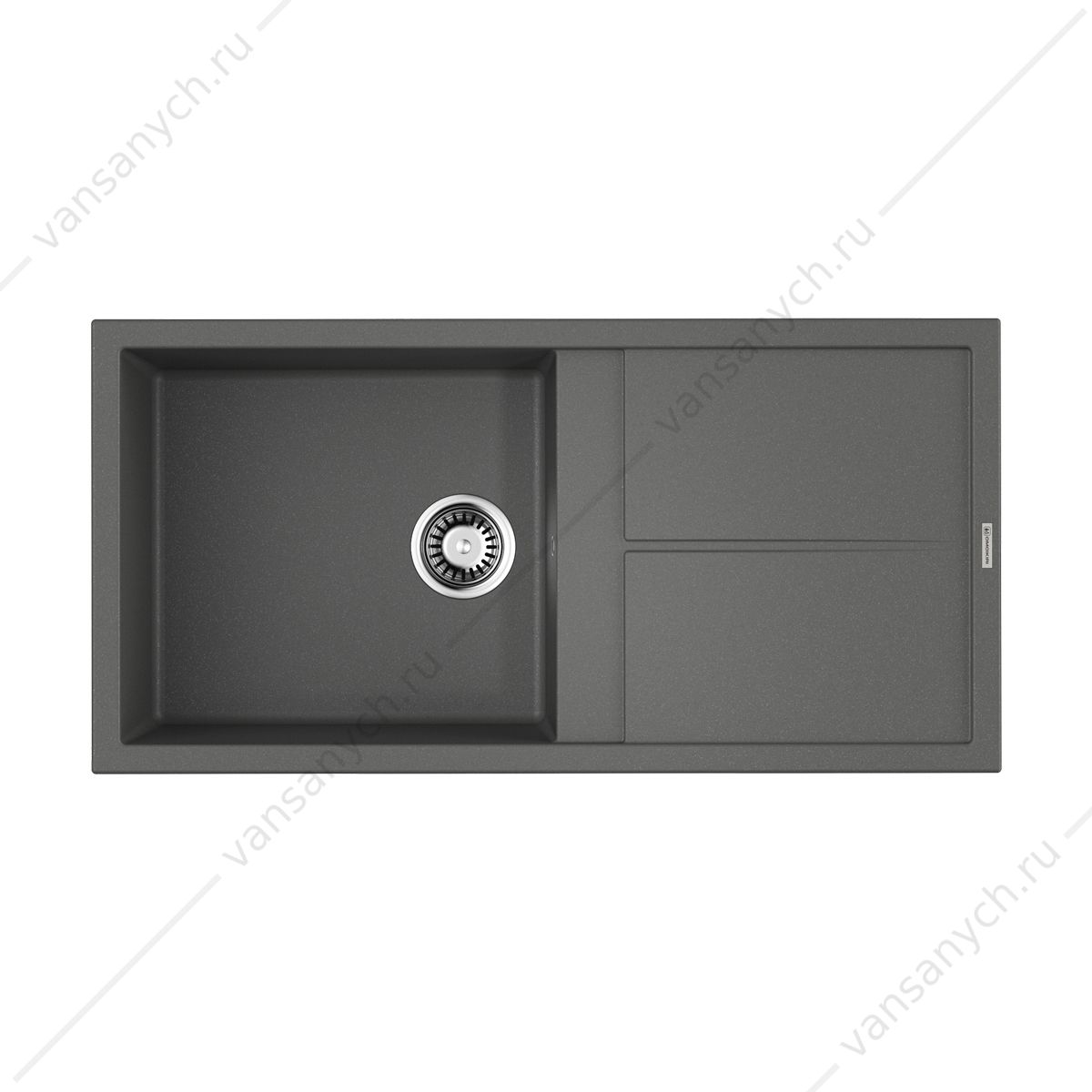 Мойка Omoikiri Sumi 100-PL Tetogranit/платина Omoikiri (Япония) купить в Тюмени (Ван Саныч™)
