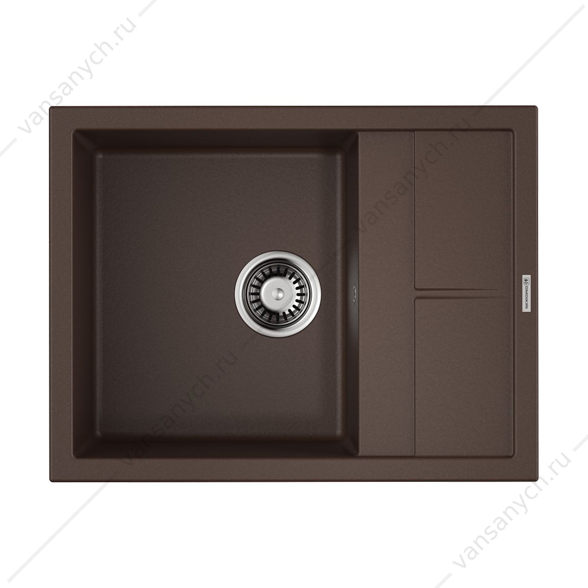 Мойка Omoikiri Sumi 65-DC Tetogranit/темный шоколад Omoikiri (Япония) купить в Тюмени (Ван Саныч™)