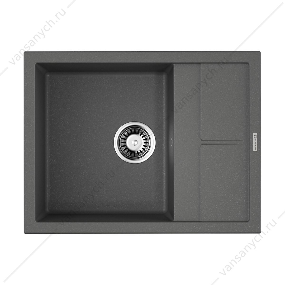 Мойка Omoikiri Sumi 65-PL Tetogranit/платина Omoikiri (Япония) купить в Тюмени (Ван Саныч™)