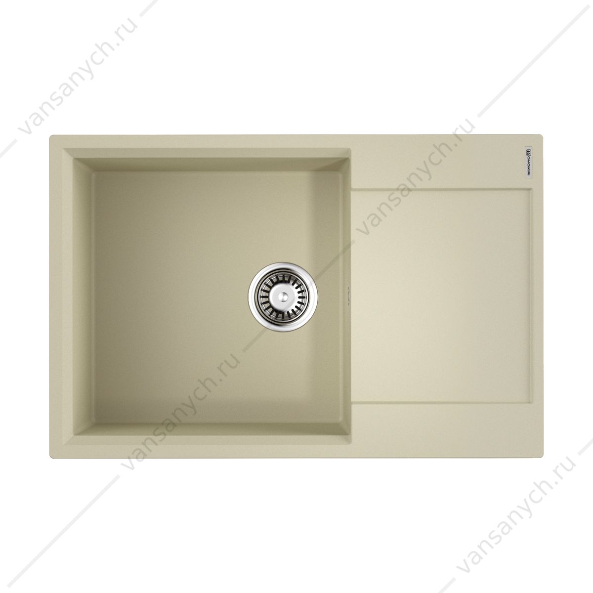 Мойка Omoikiri Daisen 78-LB-BE ваниль Omoikiri (Япония) купить в Тюмени (Ван Саныч™)