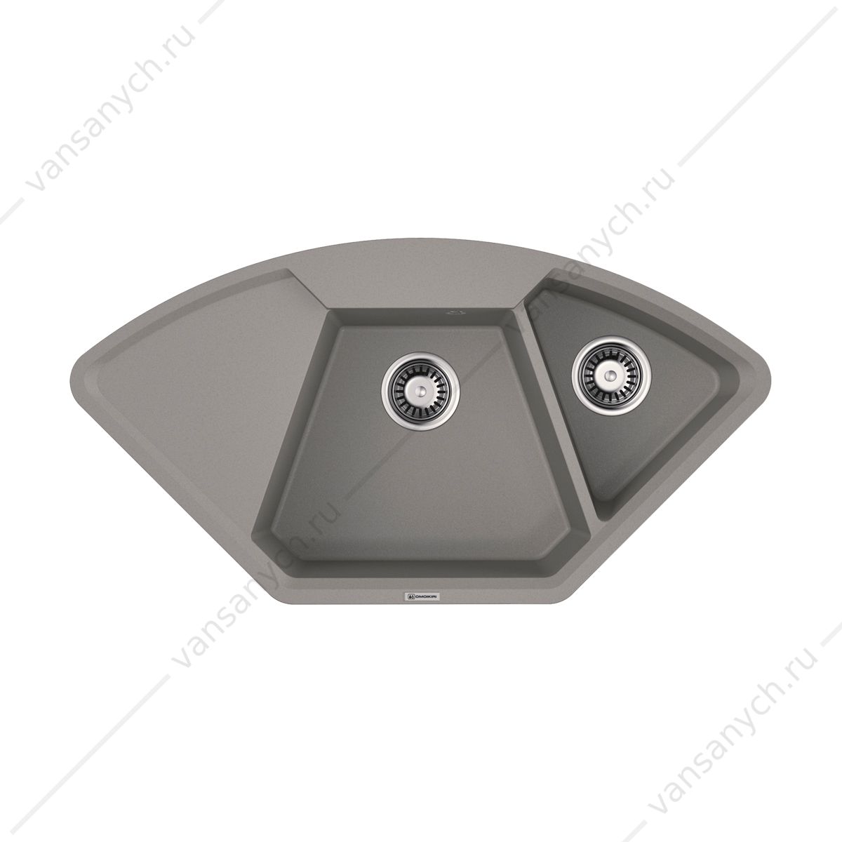 Мойка Omoikiri Yonaka 98-C-GR leningrad grey Omoikiri (Япония) купить в Тюмени (Ван Саныч™)