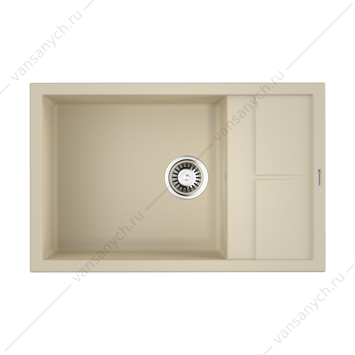 Мойка Omoikiri Sumi 78-LB-BE Tetogranit/ваниль Omoikiri (Япония) купить в Тюмени (Ван Саныч™)