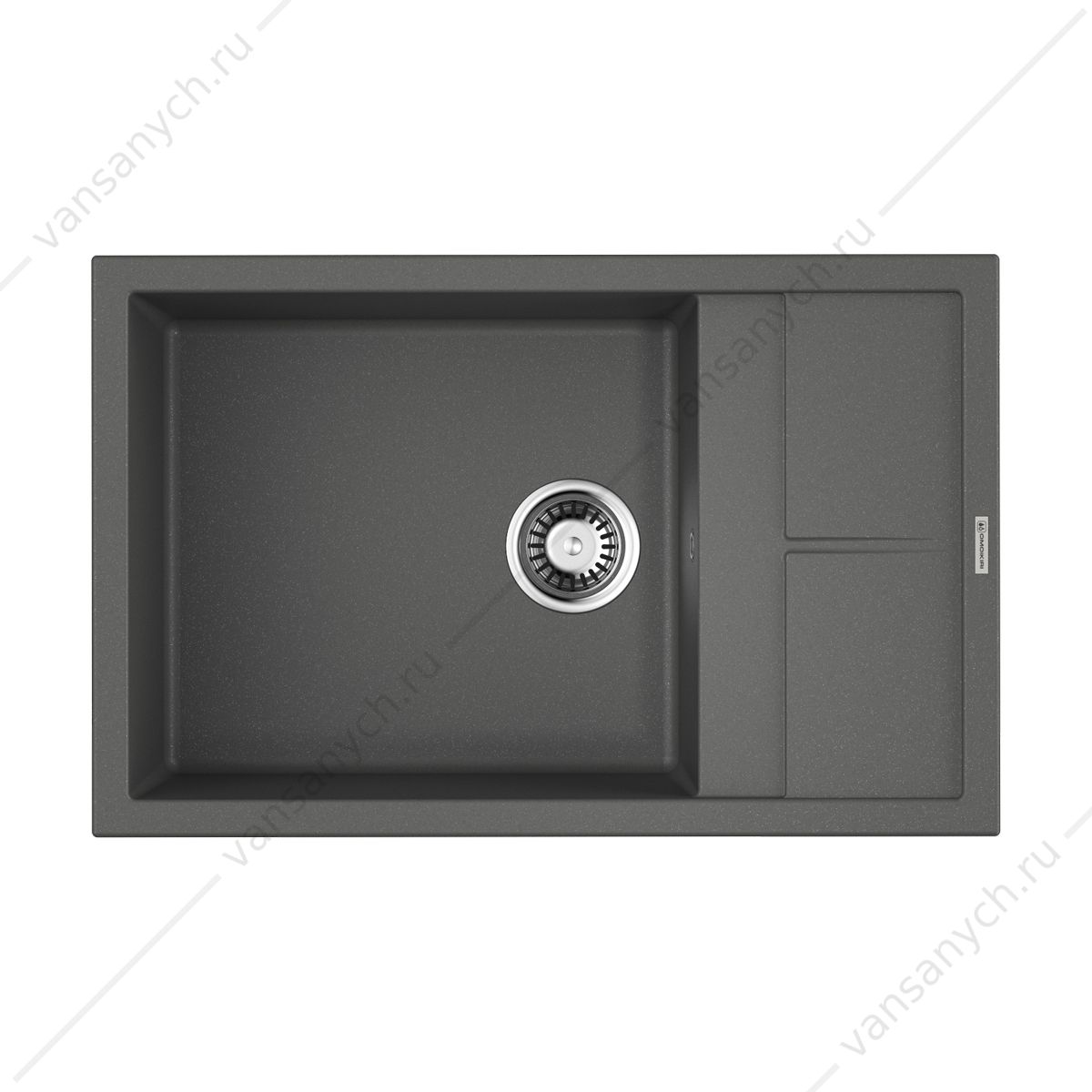 Мойка Omoikiri Sumi 78-LB-PL Tetogranit/платина Omoikiri (Япония) купить в Тюмени (Ван Саныч™)