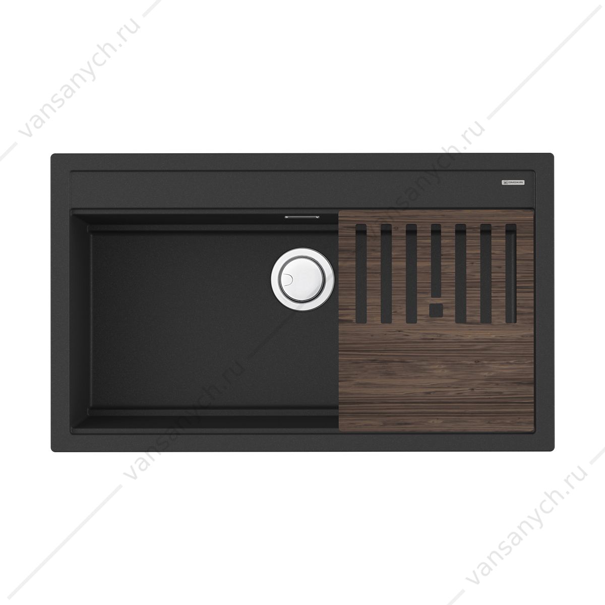 Мойка Omoikiri Kitagawa 86-LB-GB Artceramic/графит Omoikiri (Япония) купить в Тюмени (Ван Саныч™)
