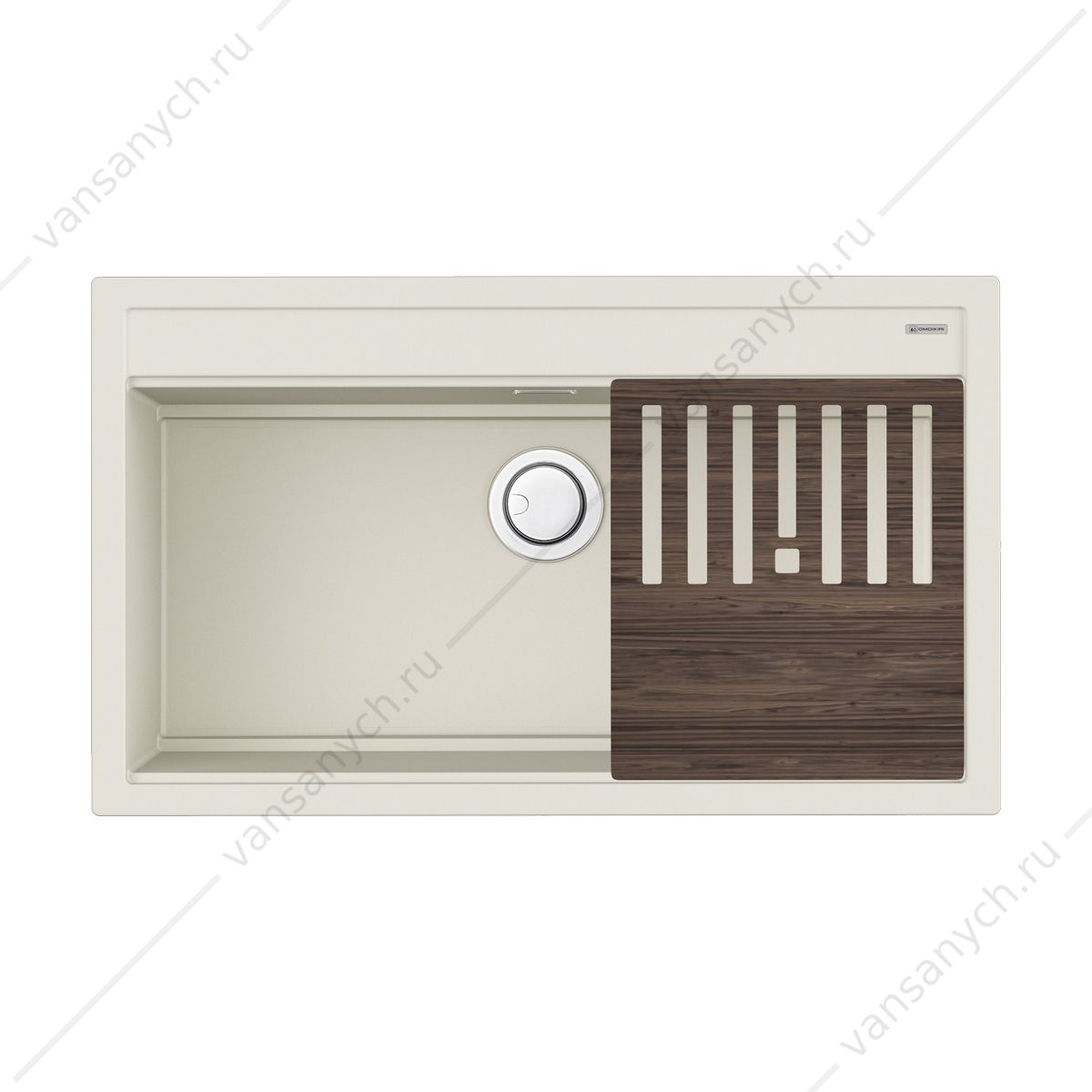 Мойка Omoikiri Kitagawa 86-LB-WH Artceramic/белый Omoikiri (Япония) купить в Тюмени (Ван Саныч™)