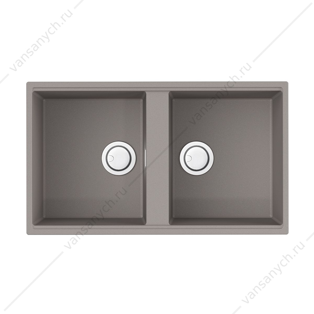 Мойка Omoikiri Kitagawa 83-2-U-GR Artceramic/leningrad grey Omoikiri (Япония) купить в Тюмени (Ван Саныч™)