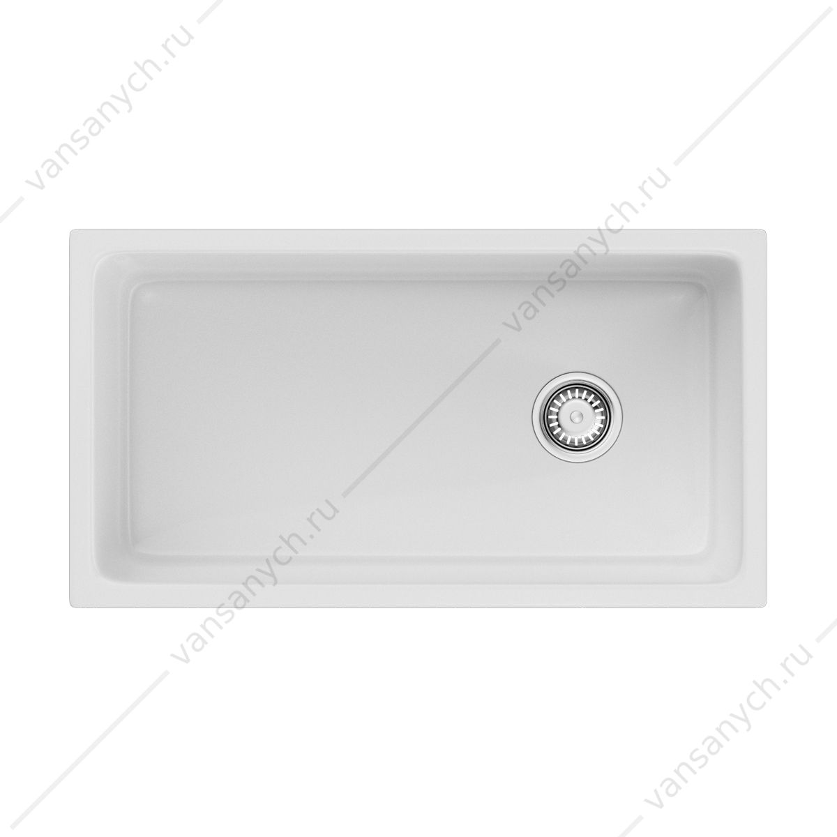 Мойка Omoikiri Tokara 88-U/I-WH Glossy Natceramic/белый глянцевый Omoikiri (Япония) купить в Тюмени (Ван Саныч™)